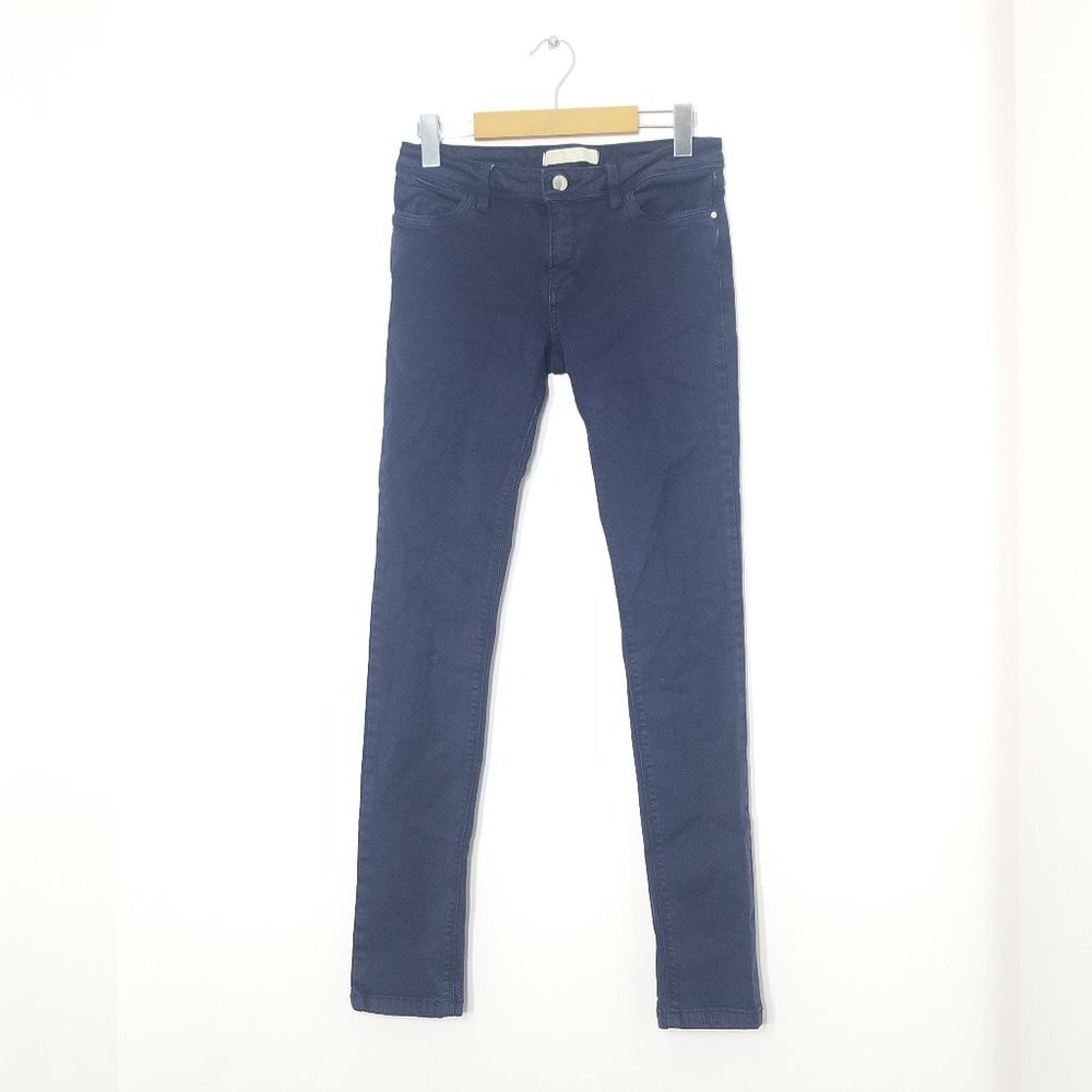 Zara Z1975 Denim Division Dark Blue Skinny Jeans Classic 5-Pockets US 6